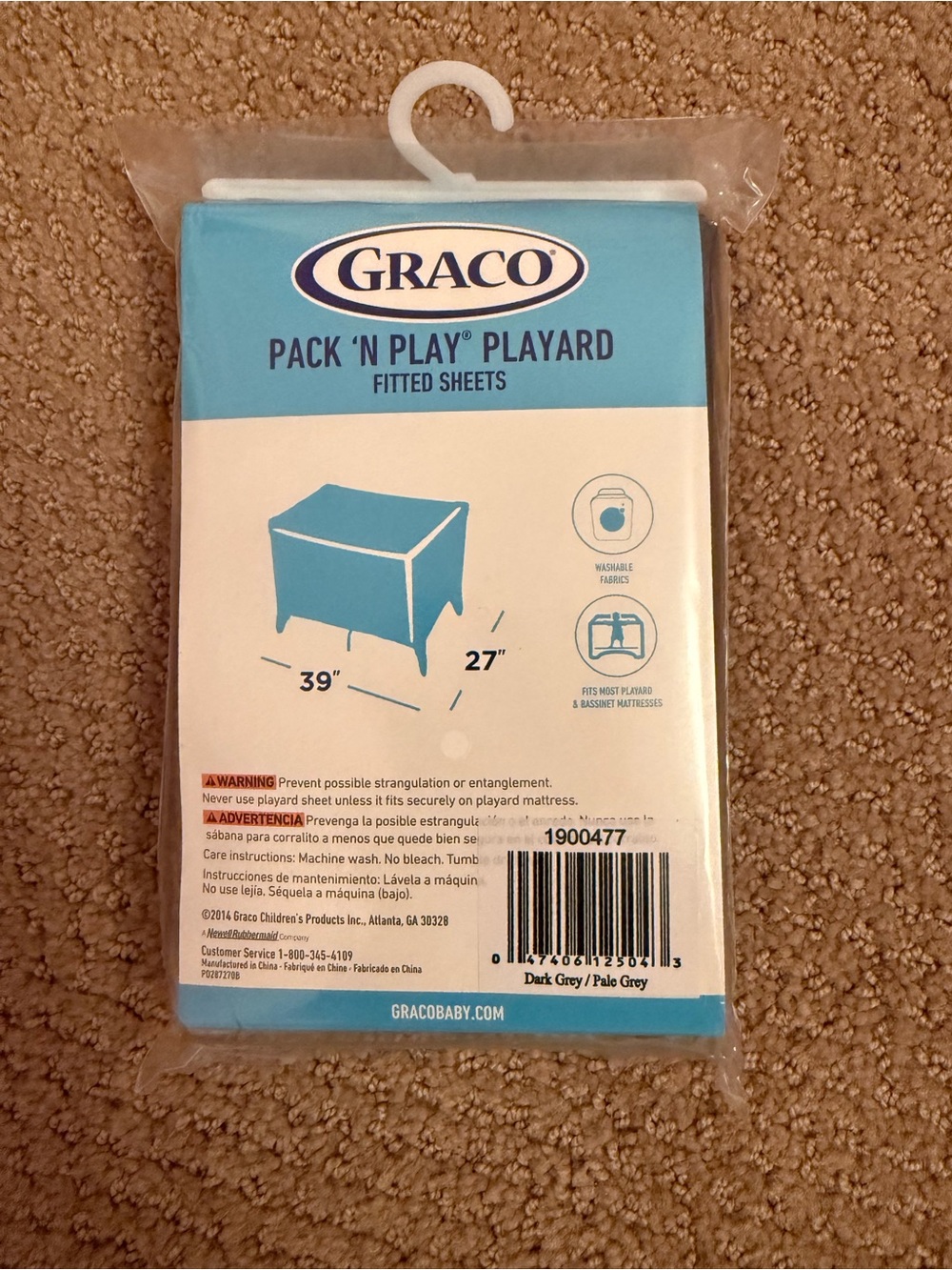 Graco 2 pack playard fitted sheets. 
New in package - Picture 2 of 2